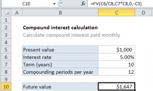 How to calculate compound interest in Excel August 7, 2024 - Excel Office