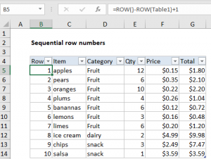 completing sequential numbers in excel 2016